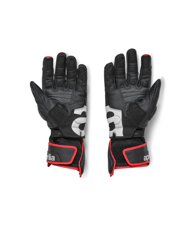Aprilia Throttle Long Leather Gloves