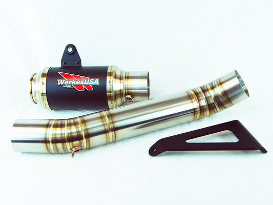 Competition Werkes Race Slip-On Exhaust for 2017-2020 Aprilia RSV4 & 2017-2020 Aprilia Tuono V4