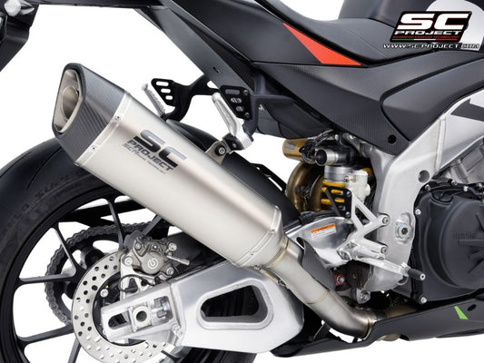 SC Project SC1-R Slip-On Exhaust - 350mm Canister for 2021-2024 Aprilia RSV4 & 2021-2024 Aprilia Tuono V4