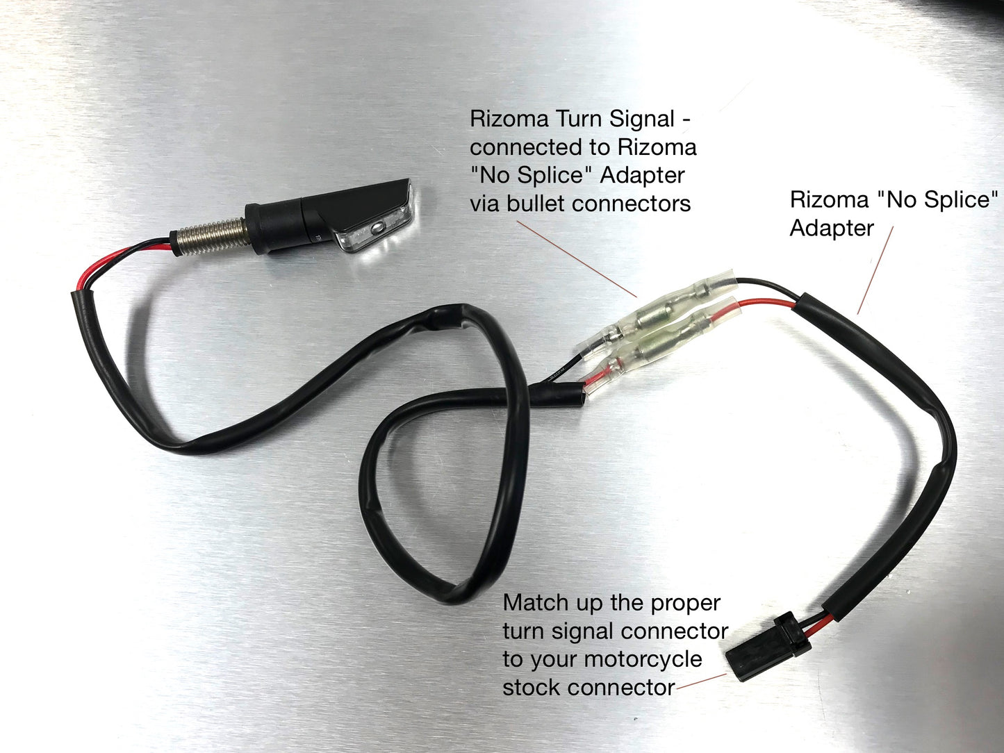 Rizoma No Cut Turn Signal Wiring Adapters