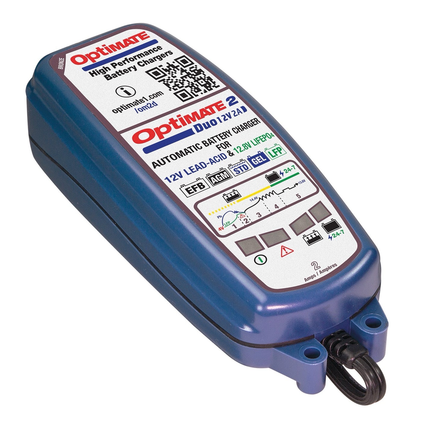 Optimate 2 Duo Battery Charger & Maintainer