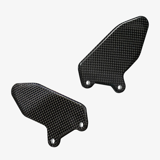 Bonamici Racing Carbon Fiber Heel Plates for Aprilia RS 660 & Tuono 660