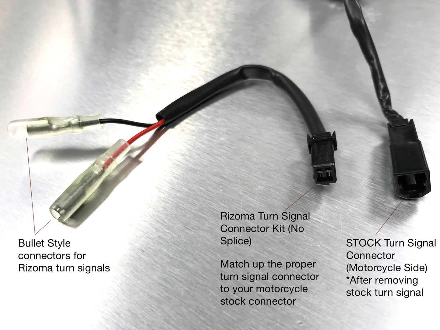 Rizoma No Cut Turn Signal Wiring Adapters