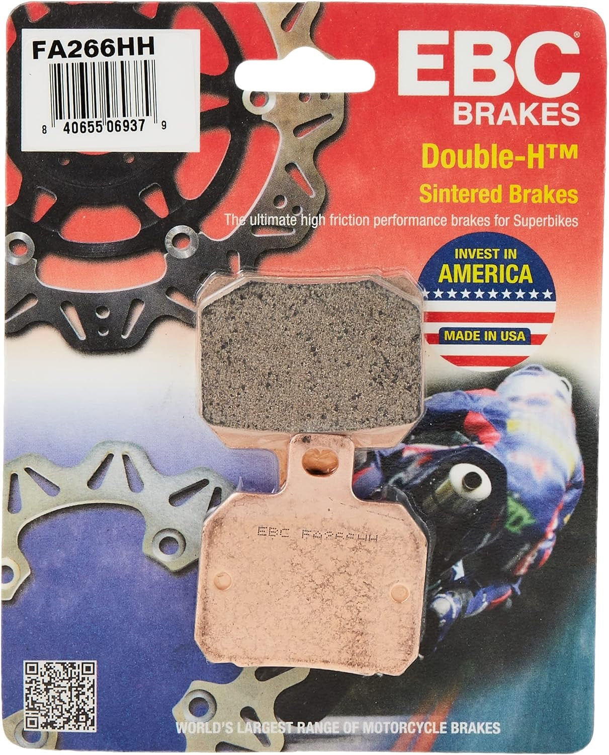 EBC HH Sintered Rear Brake Pads for Aprilia RSV4, Tuono V4, RS 660 & Tuono 660