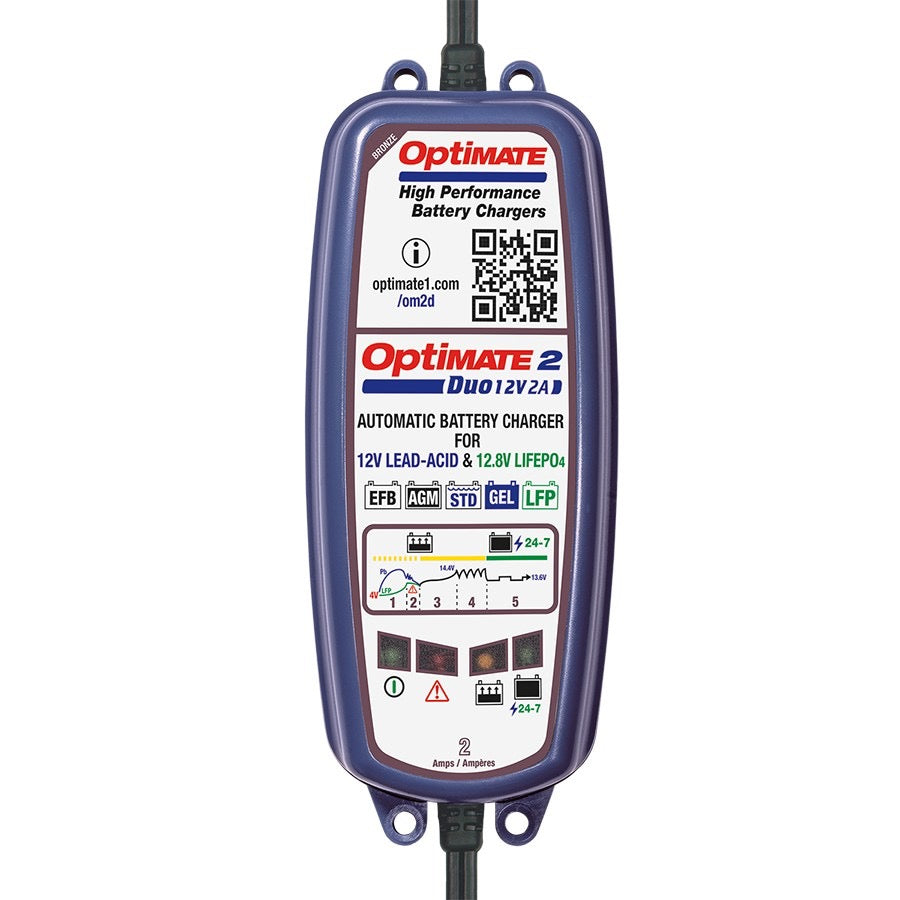 Optimate 2 Duo Battery Charger & Maintainer