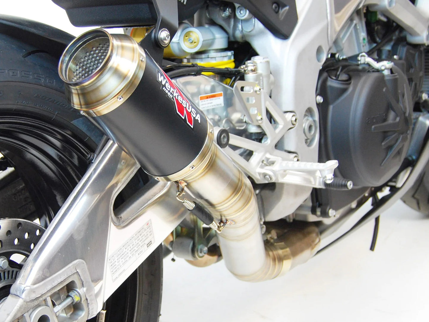 Competition Werkes Race Slip-On Exhaust for 2017-2020 Aprilia RSV4 & 2017-2020 Aprilia Tuono V4