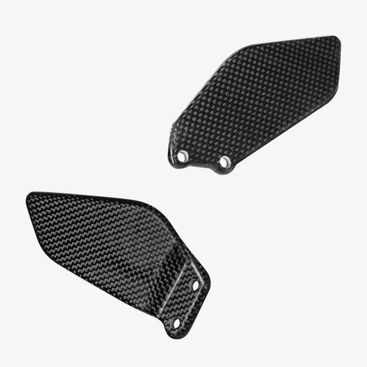 Bonamici Racing Carbon Fiber Heel Plates for Aprilia RSV4 & Tuono V4