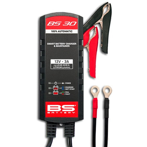 BS Battery BS 30 3A Battery Charger & Maintainer