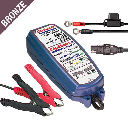 Optimate 2 Duo Battery Charger & Maintainer