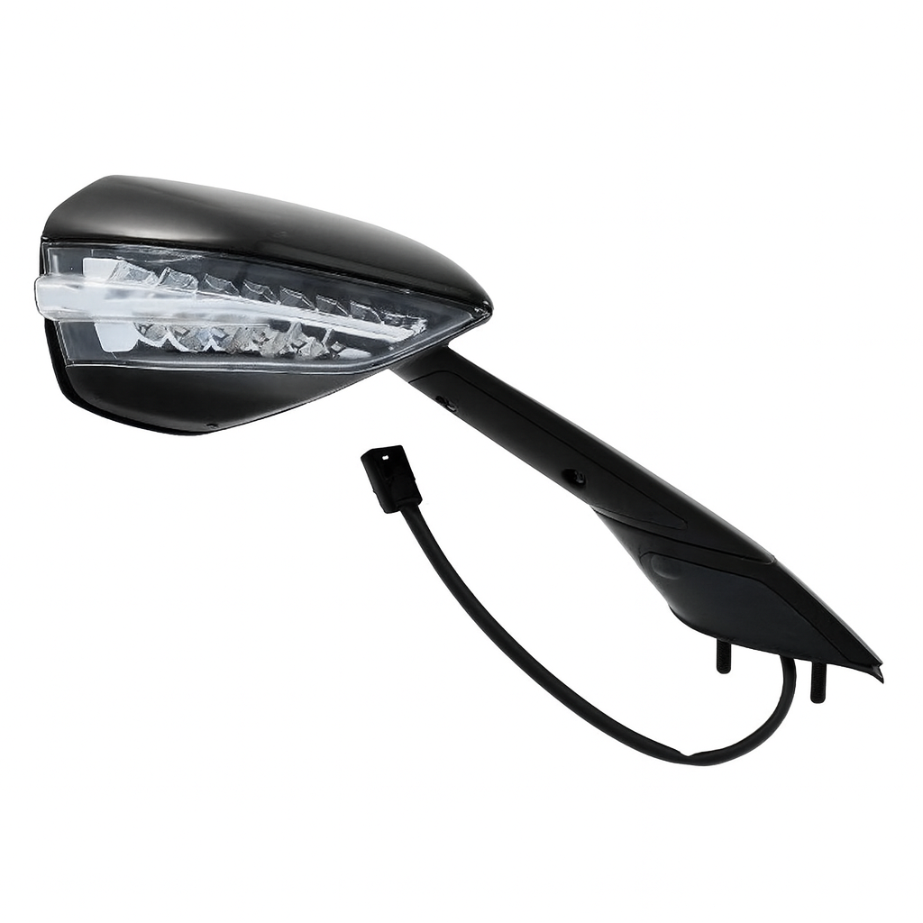 OEM Aprilia RH Rearview Mirror - Matte Black