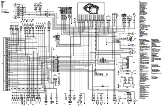 OEM Aprilia Wiring Diagram - 2013-2015 RSV4
