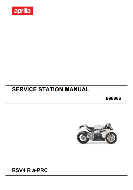 OEM Aprilia Service Manual - 2011-2012 RSV4 (base model)