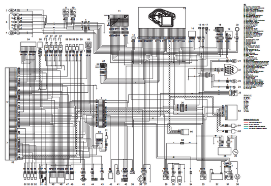 OEM Aprilia Wiring Diagram - 2011-2012 RSV4 Factory