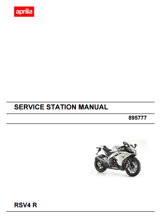 OEM Aprilia Service Manual - 2009-2010 RSV4 (base model)