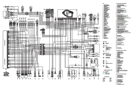 OEM Aprilia Wiring Diagram - 2014-2015 Tuono V4
