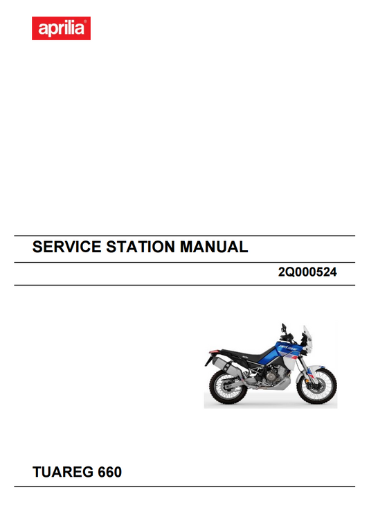 OEM Aprilia Service Manual - 2022-2025 Tuareg 660