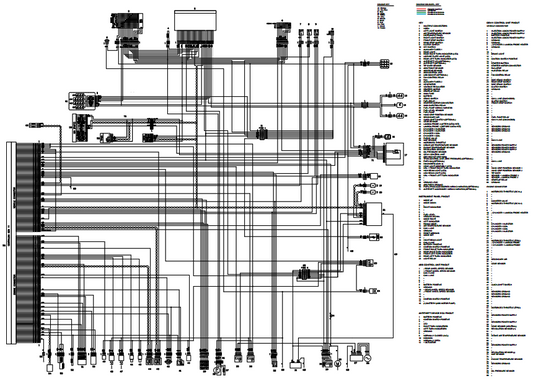 OEM Aprilia Wiring Diagram - 2024-2025 RS 457