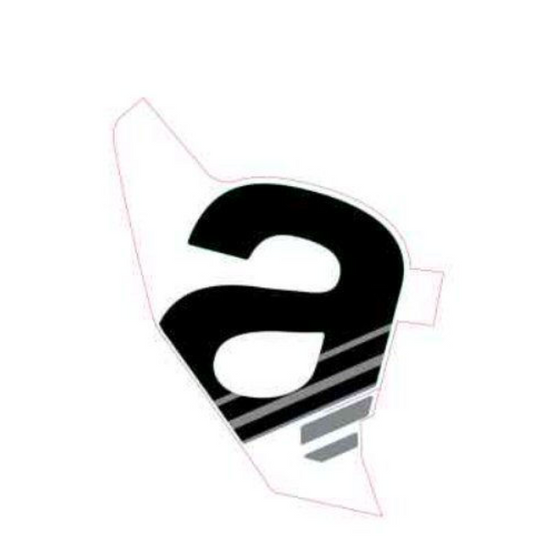OEM Aprilia RH duct decal "A"