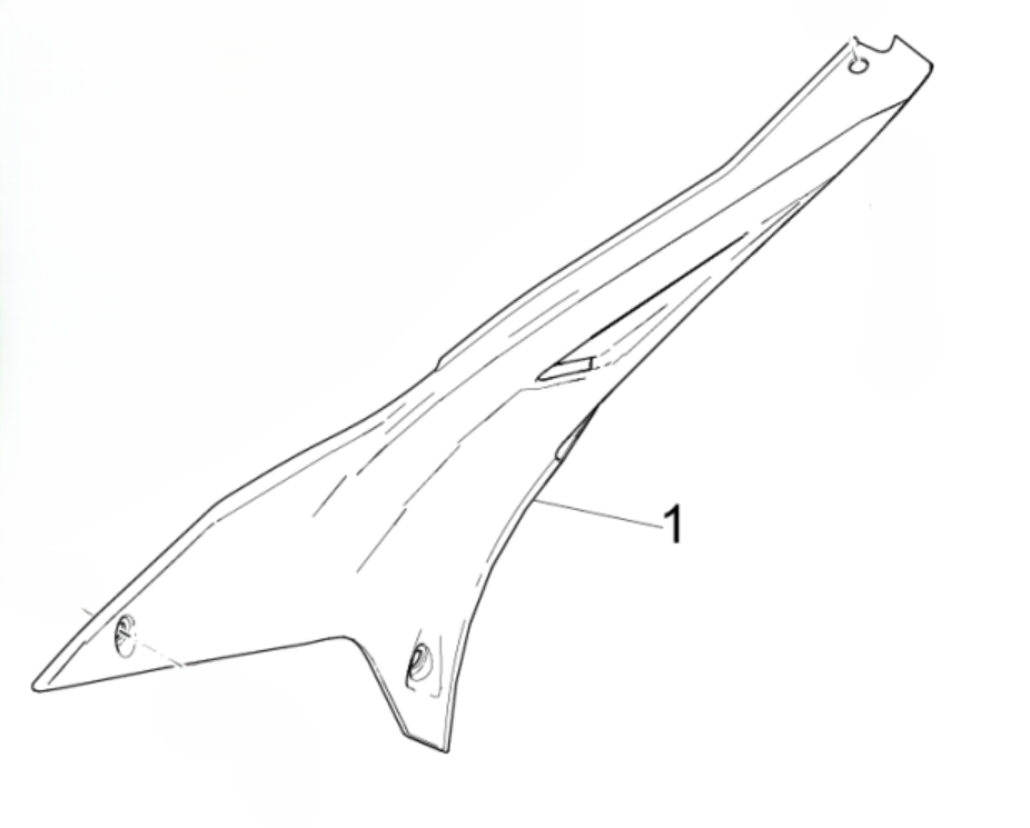 OEM Aprilia LH Side Fairing