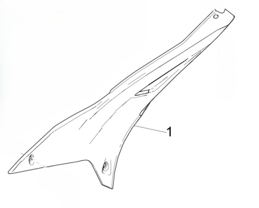 OEM Aprilia LH Side Fairing