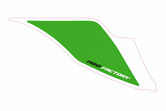 OEM Aprilia RH Rear Fairing Decal - Green