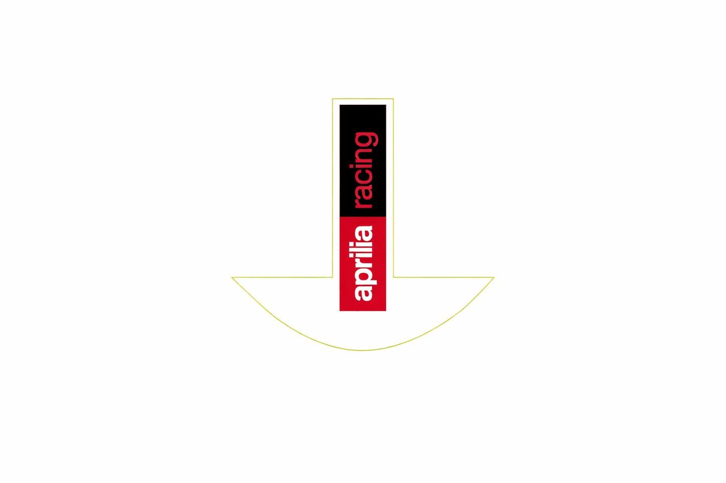 OEM Aprilia Front Fender Decal