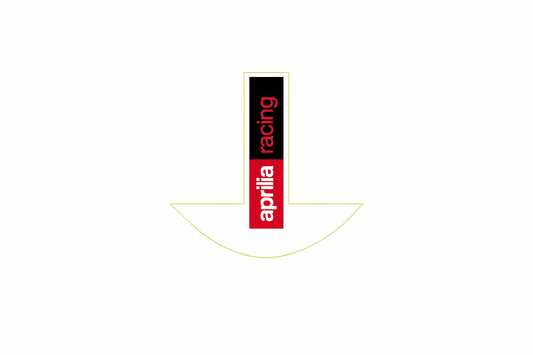 OEM Aprilia Front Fender Decal