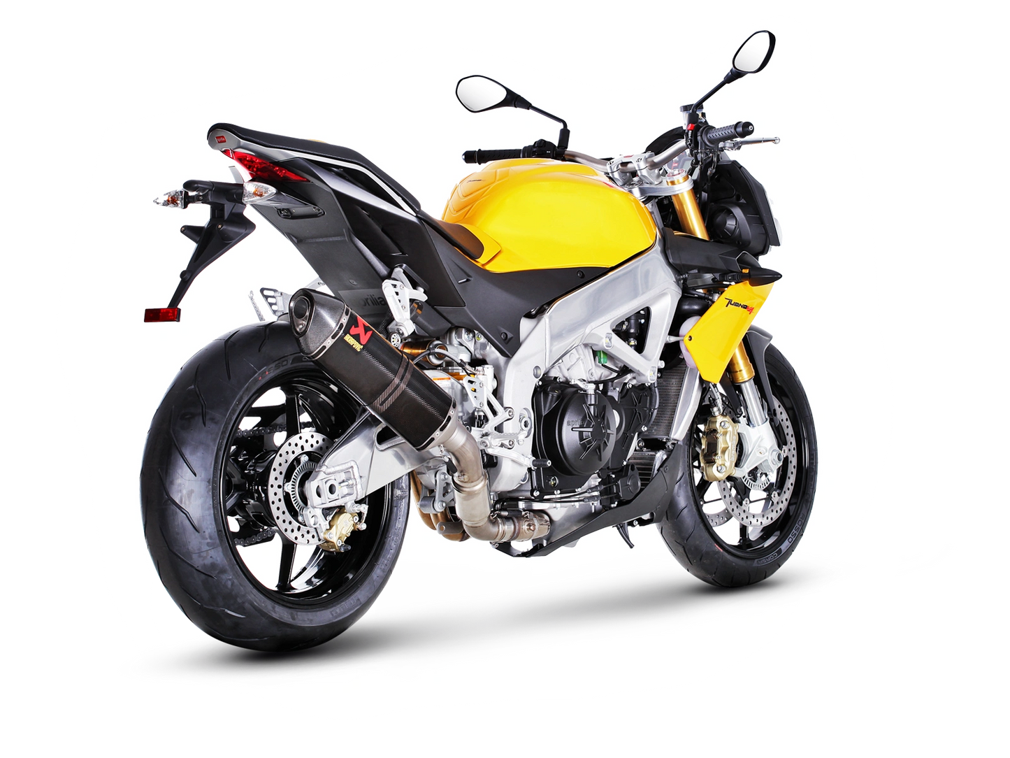 Akrapovic Carbon Fiber Slip-On Exhaust for 2009-2014 Aprilia RSV4 & 2011-2016 Aprilia Tuono V4