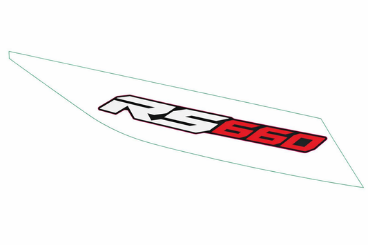 OEM Aprilia RH Rear Fairing Decal