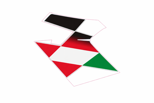 OEM Aprilia LH side fairing decal