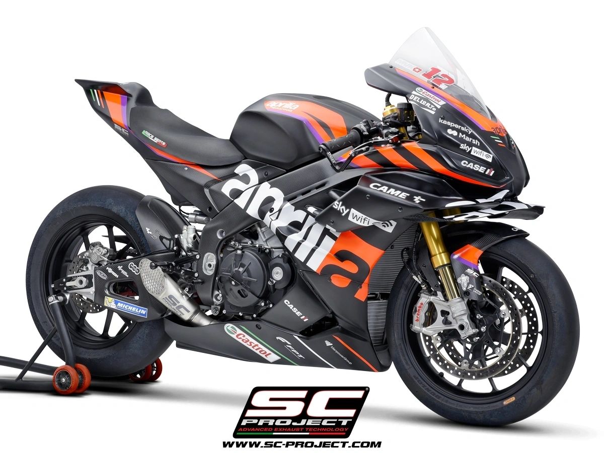 SC Project GP-22 Exhaust for 2021-2024 Aprilia RSV4 & 2021-2024 Aprilia Tuono V4