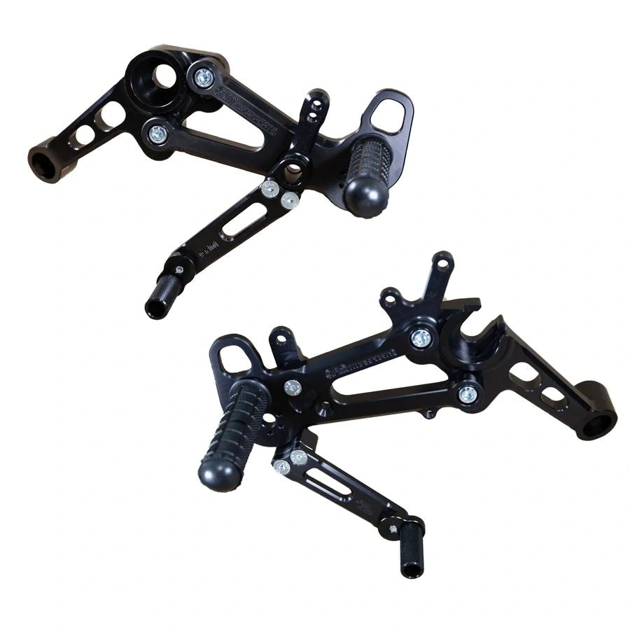 Woodcraft Adjustable Rearset kit for Aprilia RS 660 & Tuono 660