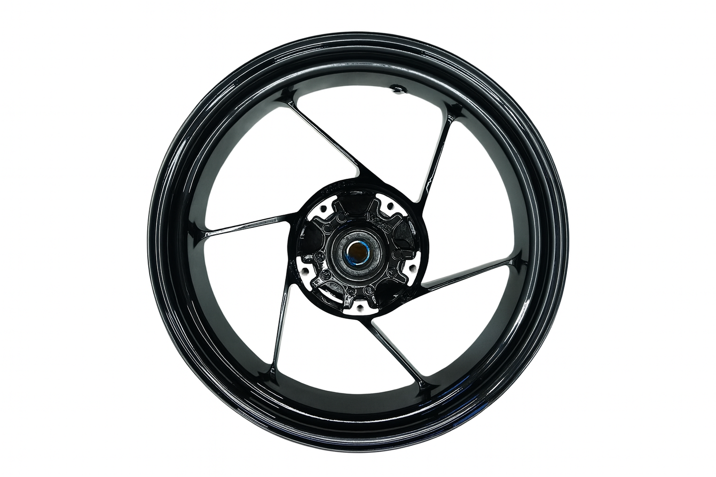 OEM Aprilia Rear wheel 5.5X17" with bearings - Black