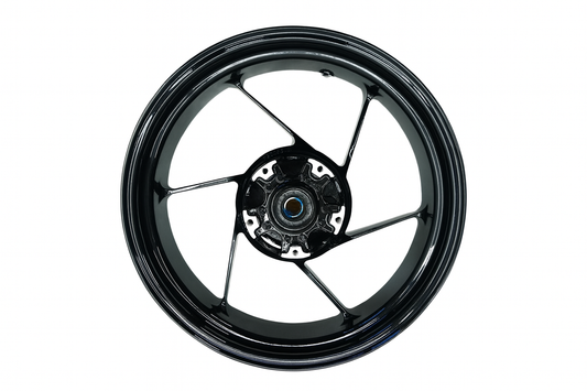 OEM Aprilia Rear wheel 5.5X17" with bearings - Black
