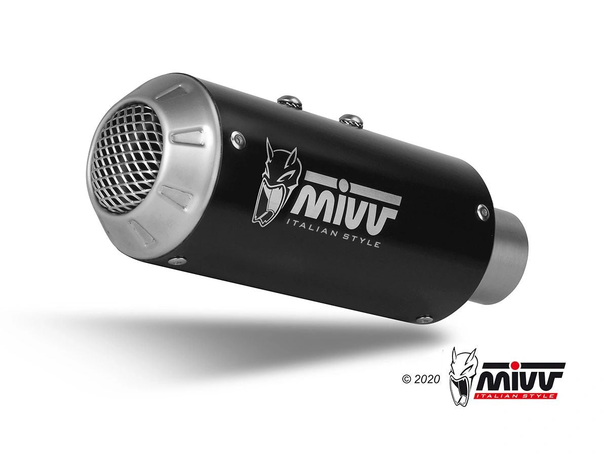 MIVV MK3 Slip-On Exhaust for 2017-2020 Aprilia RSV4 & 2017-2020 Aprilia RSV4