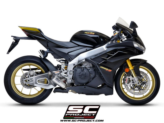 SC Project S1 Exhaust for 2021-2024 Aprilia RSV4 & 2021-2024 Aprilia RSV4