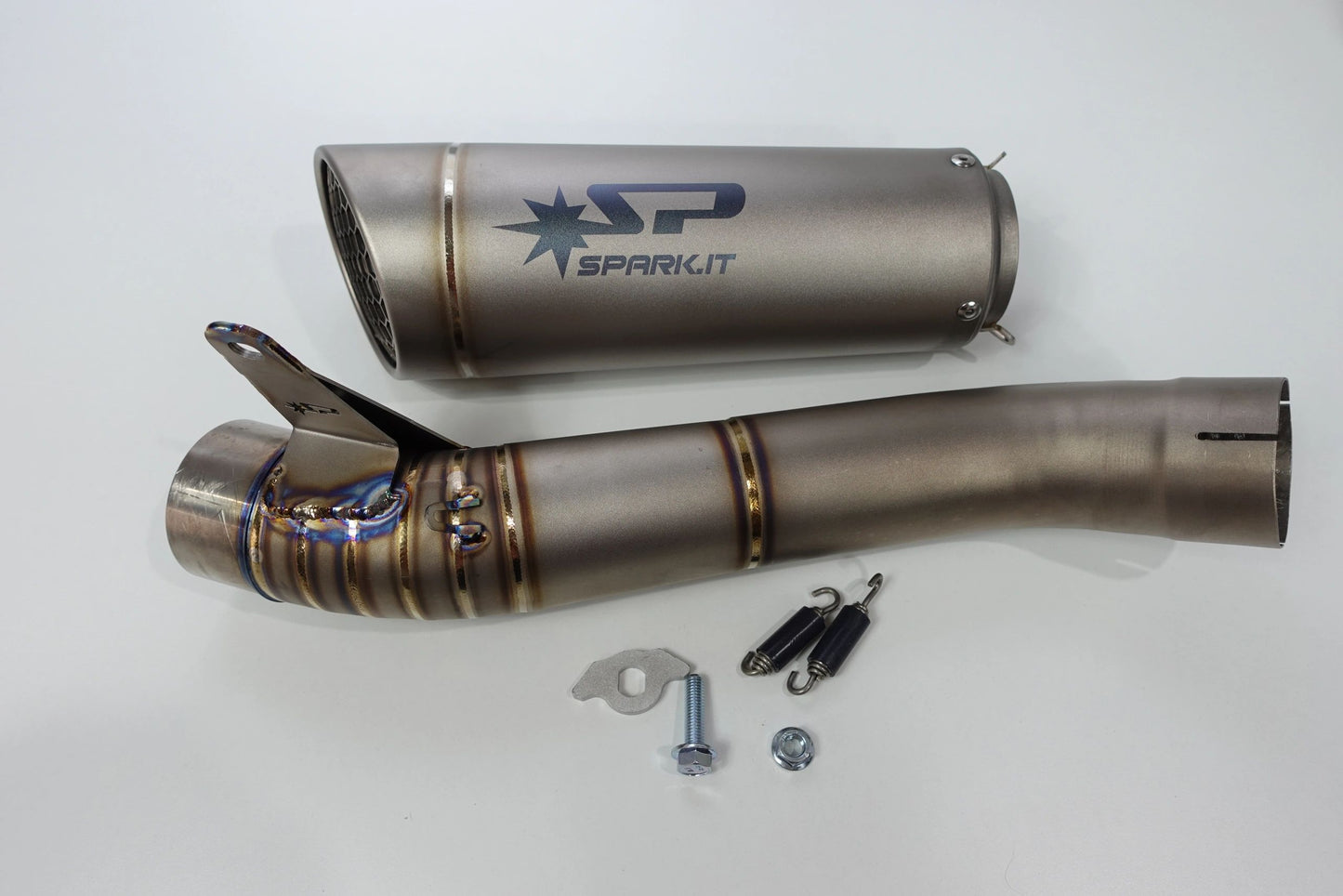 Spark Grid-O Semi-Full Titanium Exhaust for 2017-2020 Aprilia RSV4 & 2017-2020 Aprilia Tuono V4