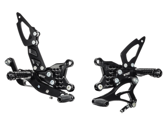 Bonamici Racing Rearsets for 2017-2024 Aprilia RSV4 & 2017-2024 Aprilia Tuono V4