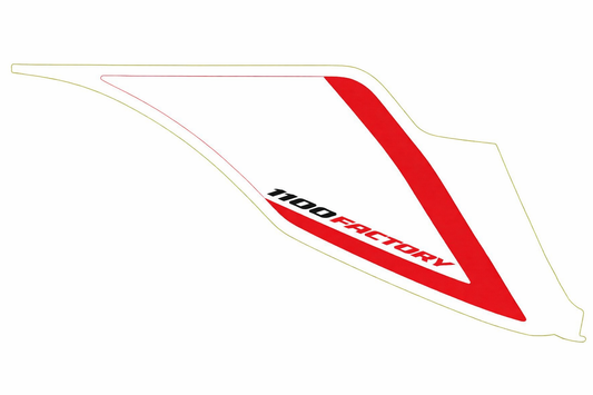OEM Aprilia RH Rear Fairing Decal
