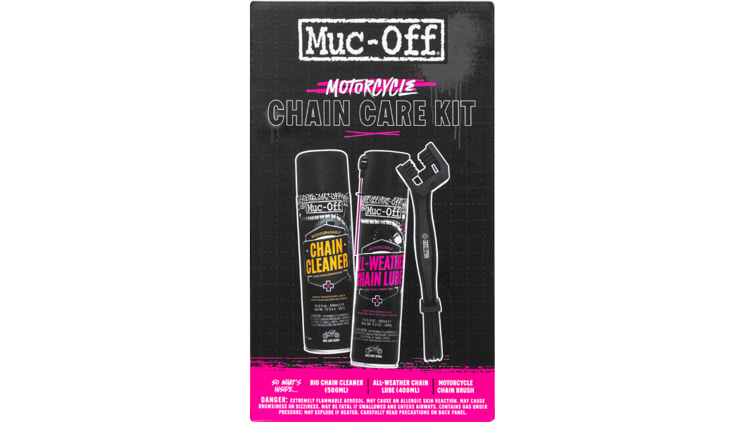 Muc-Off Muc-Off Motorcycle Essentials Kit — motorcycle care with pH-neutral finish-safe, built for rinses, lubes, and detailing