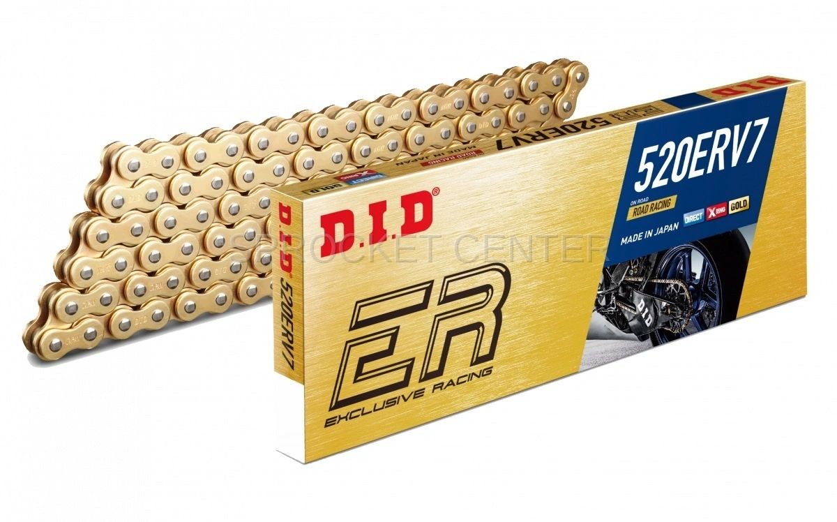 DID Chain 520 ERV7 GOLD X-Ring Race Chain