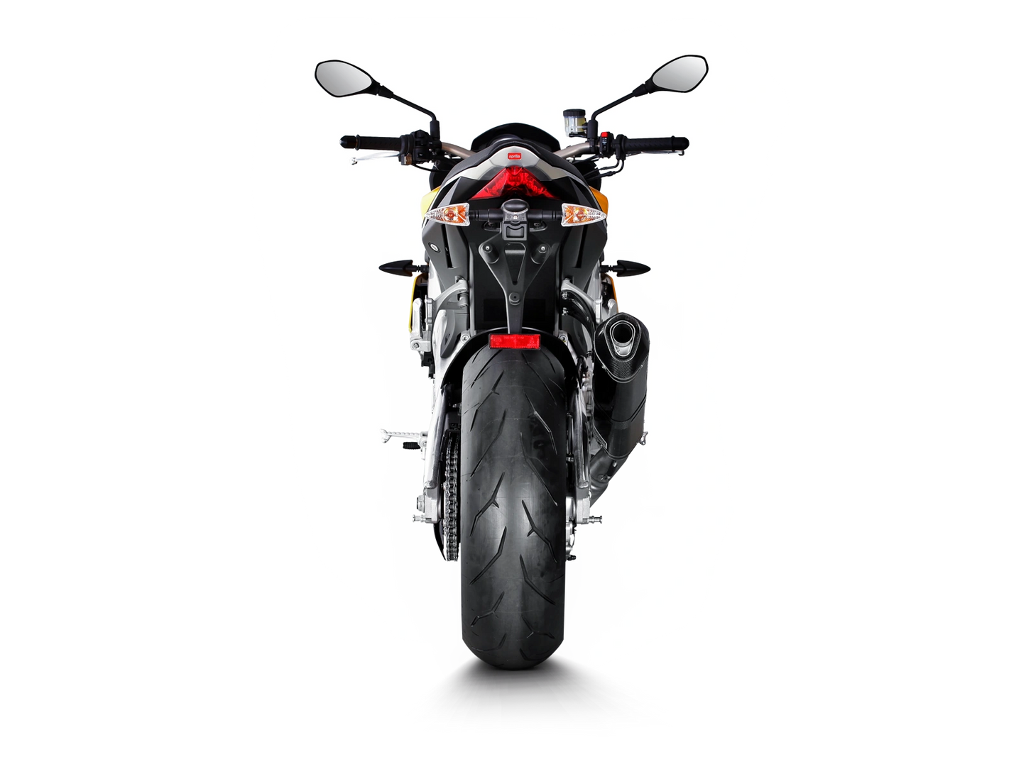 Akrapovic Carbon Fiber Slip-On Exhaust for 2009-2014 Aprilia RSV4 & 2011-2016 Aprilia Tuono V4