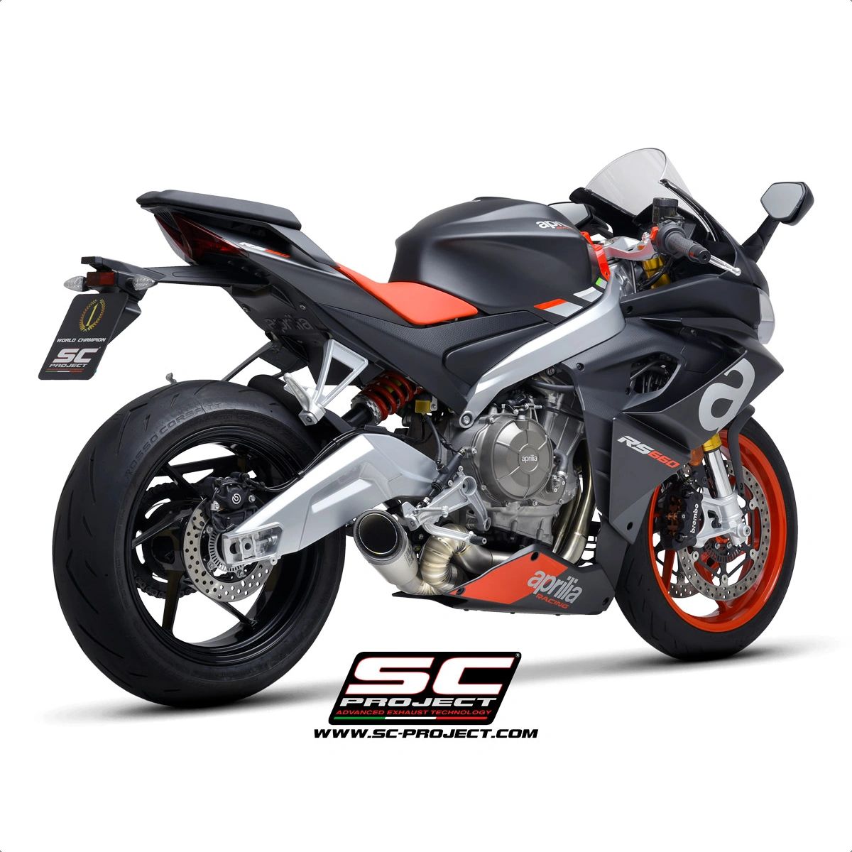 SC Project S1 Full Titanium Exhaust for Aprilia RS 660 & Aprilia Tuono 660