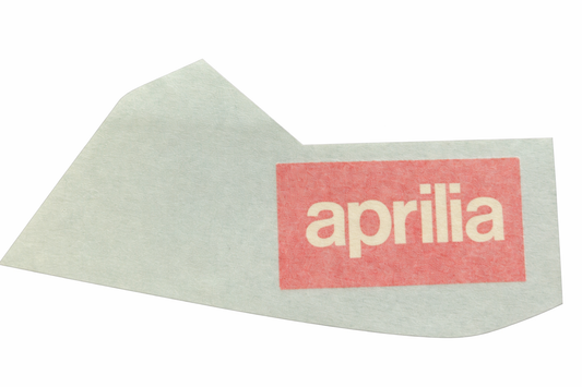 OEM Aprilia LH Fuel Tank Decal "aprilia"