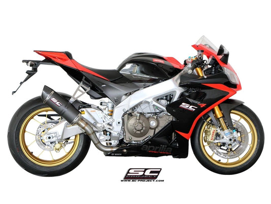 SC Project Oval Exhaust for 2009-2014 Aprilia RSV4