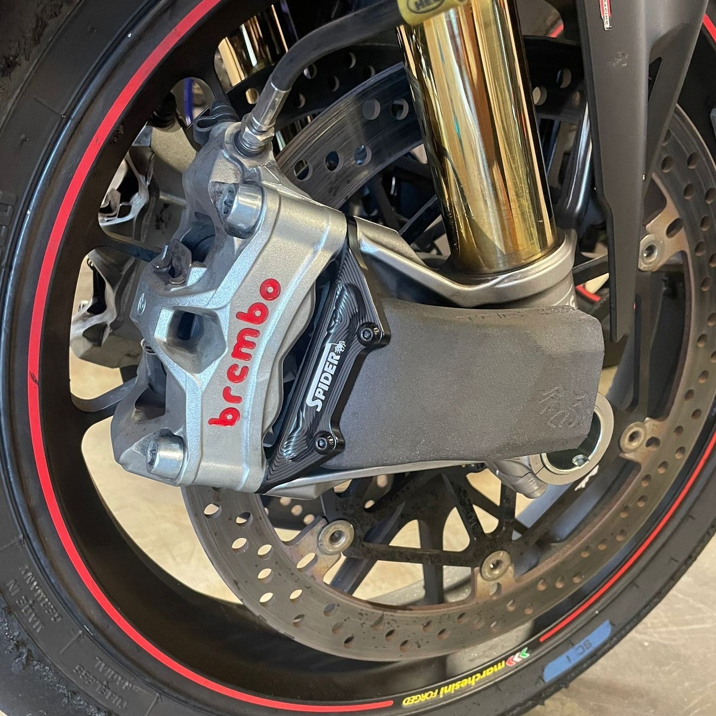 Spider 100mm Front Brake Caliper Air Ducts
