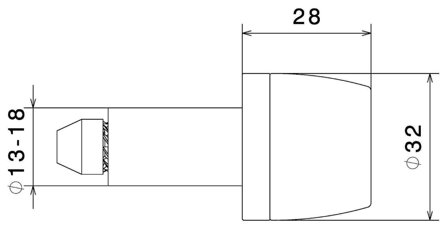 Rizoma Cone Anodized Bar End Weights