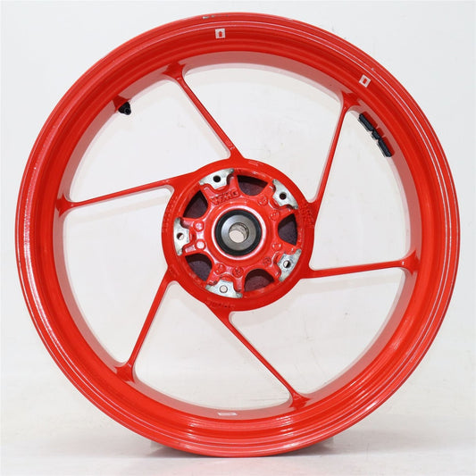 OEM Aprilia Rear wheel 5.5X17" With Bearings - Red
