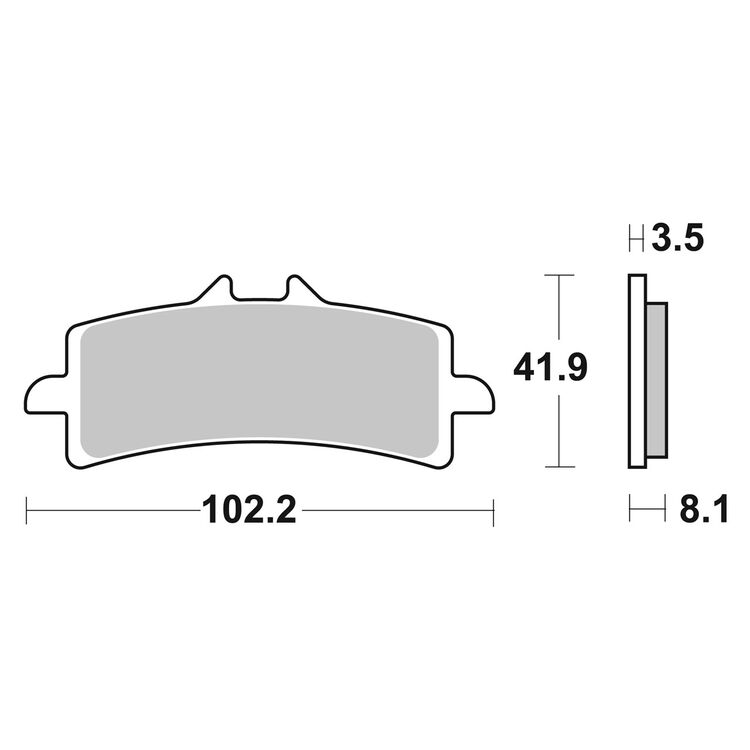 SBS HS Sintered Front Brake Pads