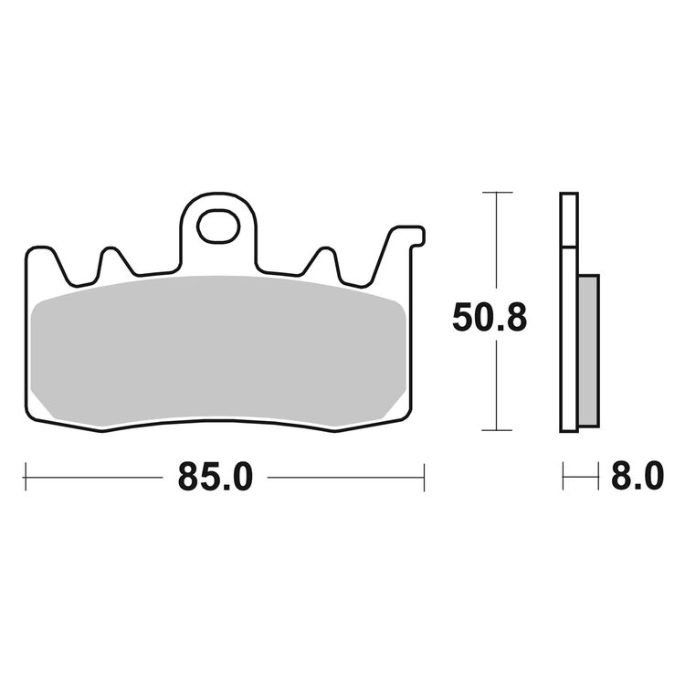 SBS RST Sintered Front Brake Pads